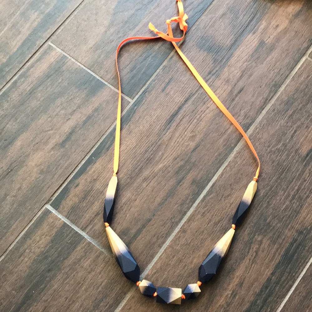 Wooden bead necklace